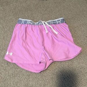 pink under armour shorts!